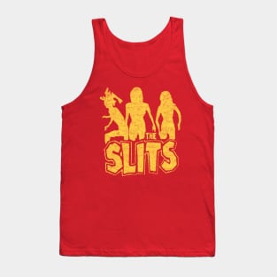 The Slits - distressed (yellow) Tank Top